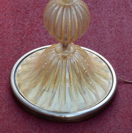 1950/70 Floor Lamp in Murano Glass With Gold Inside - Image 3