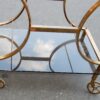 1950/70 'Brass Rolling Bar With Sliding Trays Style Maison  Jansen - Image 5