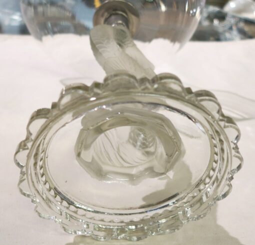 Pair Crystal cup of Baccarat to the Delphin - Image 7