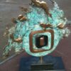 Bronze sculpture with motives included by Cantarel - Image 3
