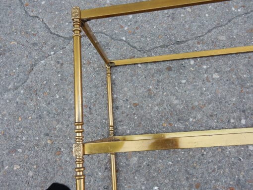 1950/70'  Etagere ou Console  Maison Jansen a 3 Niveaux 131 x 34 cm – Image 8