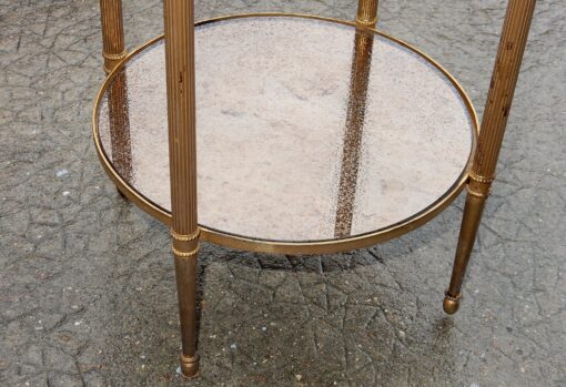 1950/70 Stand Table  Gilded Brass Maison Bagués - Image 6