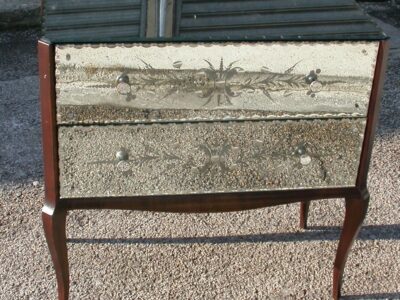 Commode miroir 2 tiroirs