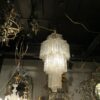 Paire de lustres Venini cristal de Murano de forme pentagonale modéle Tronchi par Véronese – Image 3