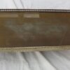 1950/70' Shelf in brass with gallery Maison Bagués 2 trays with oxyded gilted mirrors - Image 4