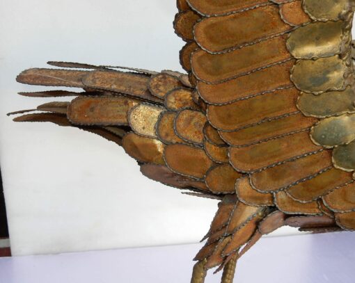 1970' Aigle en Métal Doré Style Duval Brasseur ou Honoré de Paris,Fernandez,Maison Jansen – Image 3