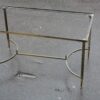 1970 Coffee table Maison Bagués  in Bronze with top miror oxyded oldered - Image 5