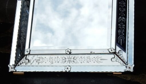1950'  Venitien mirror with front wall style LXIV 160 X 92 cm - Image 6