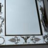 Mirror with guilted frame of Empire style in the églomised attributes - Image 3