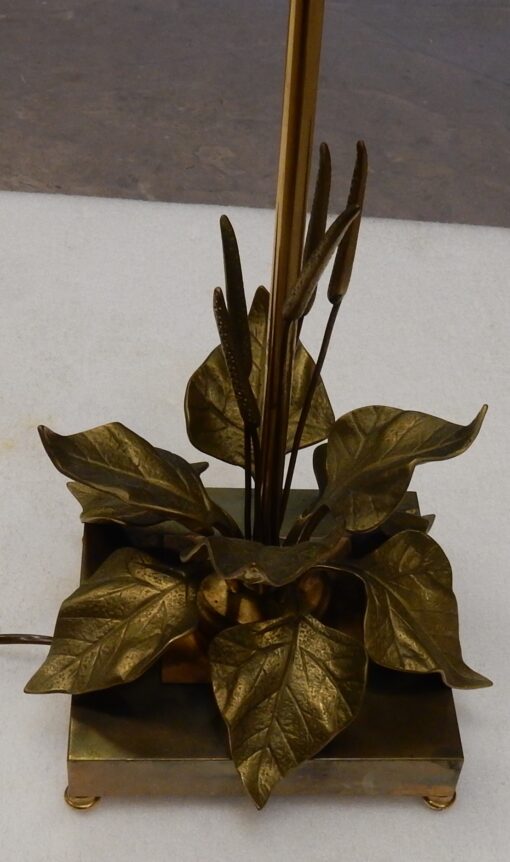 1970' Lampe aux Plantins Style Maison Jansen – Image 6
