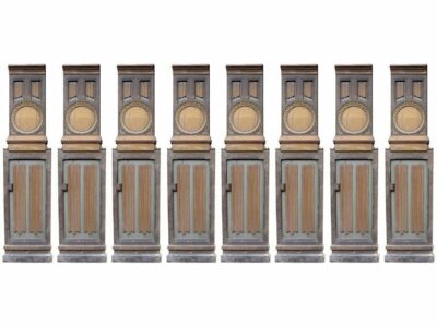 8 Boiseries pli de serviette