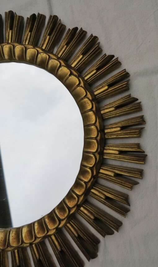 gilded mirror sun resin 61 cm - Image 4