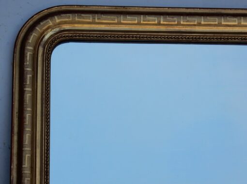 1880' Miroir Louis Philippe de Style  Decor Motifs Grecs 118 x 85 cm – Image 3
