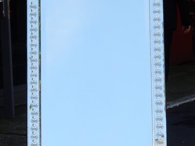 1880/1900 'Venice Vertical Mirror with Bubbles and Flowers 171 x 89.5 cm