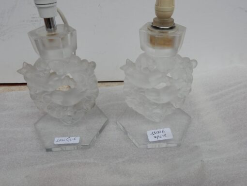 1950/70 Pair of lamps signed LALIQUE - Image 6