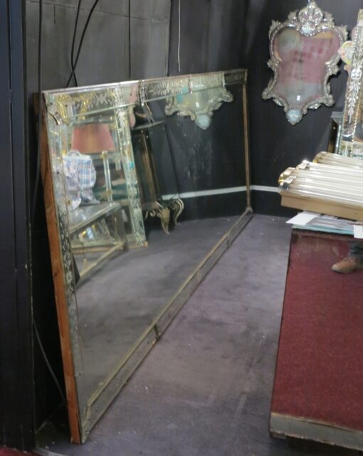 1900' Miroir Venitien Rectangulaire 3m71 X1m24 cm – Image 8