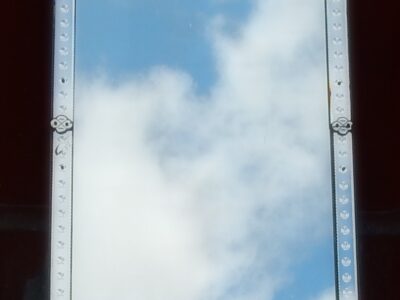 1900 'Venice mirror with bubbles 71.5 X 200 cm