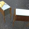 Pair of side bed mirrors art deco - Image 2
