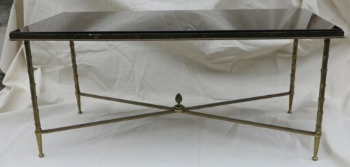 Bronze coffee table  Maison Bagués Style  amounts palm tree - Image 2