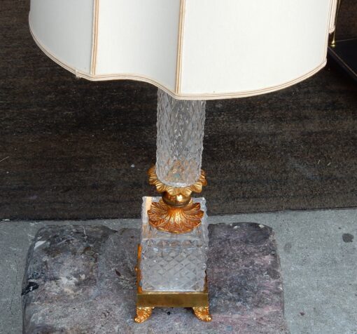 1970 Lamp in crystal and brass - Image 2