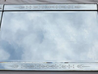 1900' Venice rectangular mirror with flowers 138 x 83