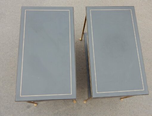 1950/70' Paire de Bouts de Canapés Maison Baguès Laiton Pieds Griffes – Image 6