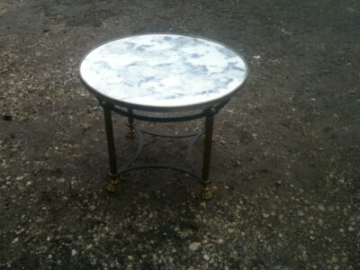 1950' Guéridon or coffee table st Jansen legs of lion