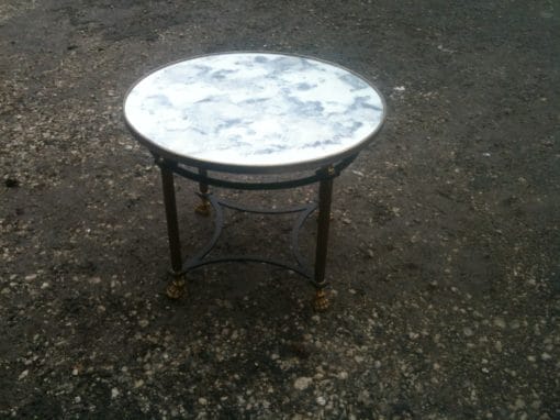 1950' Guéridon or coffee table st Jansen legs of lion
