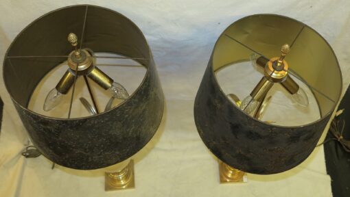 Pair of lamps or similar style Charles egg d ostrich - Image 5