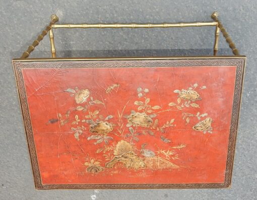 1950/70'  Coffee Table in the Style of Maison Bagués Red Lacquer of China 50 X 35 cm - Image 4