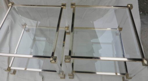 1970' Pair of ends of sofa in lucite signed Pierre Vandel Paris - Image 6