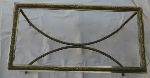 1970' Table Basse en Bronze Maison Baguès, Entretoise – Image 4