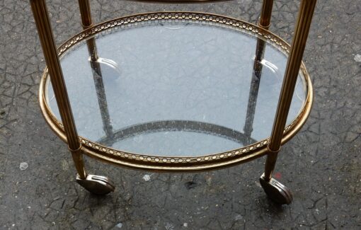 1970' Pair Gilted bronze troll rolling bar  Maison Bagués - Image 7