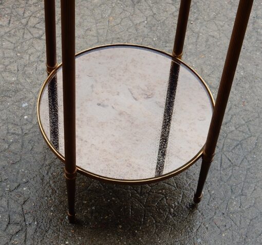1950/70 Stand Table  Gilded Brass Maison Bagués - Image 2