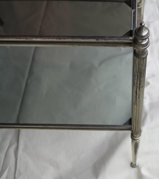Pair of ends of sofas sunbathes silvered style maison Bagués - Image 4
