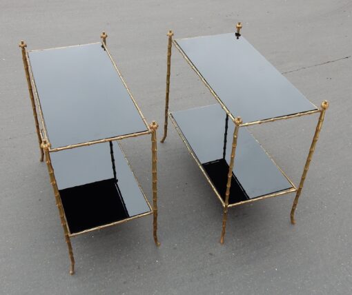 1970 Pair Of Tables in Bronze Maison Charles 74 X 38 cm - Image 8