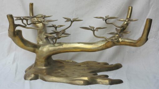 Coffee table in the Bonsai on Golden Bronze Sand Dune Willy Daro or Duval Brasseur - Image 6