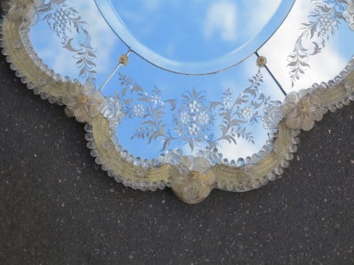 1950/70 Mirror Murano in birds Lyre - Image 6
