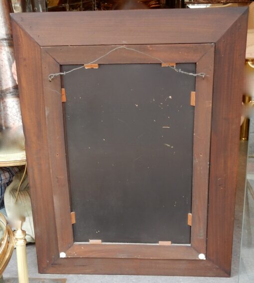 1950' Miroir venise pareclose avec centre en cuvette 69 x 90 cm – Image 7