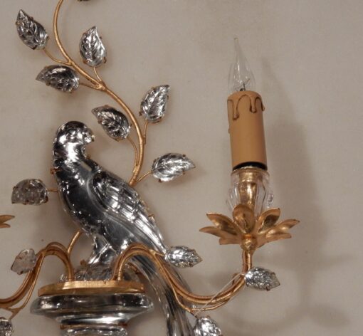 1970' Wall Lamp has the Parakeet Maison Bagués - Image 8
