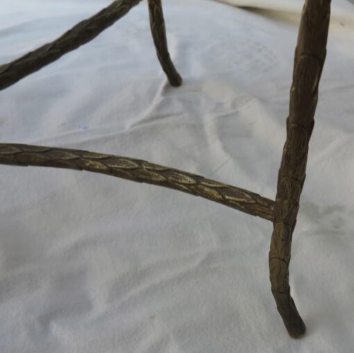 1970' Table Basse en Bronze Maison Baguès, Entretoise – Image 5