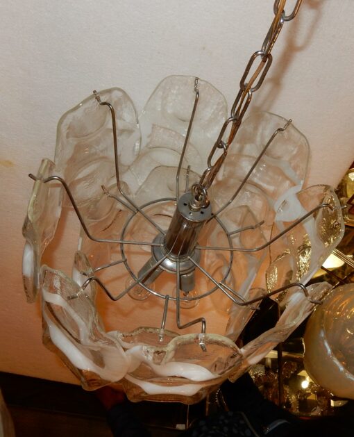 1970' Mazegga chandelier in turtle shell - Image 2