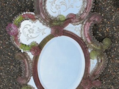 Miroir en couleur Murano st LXV
