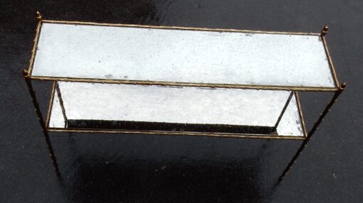 1970 Console or Shelf in Bronze Maison Charles 114 X 31 cm - Image 4