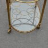 1950/70 Pair Of Rolling Bar In Brass Maison Bagués  in The Style of  L XVI - Image 8