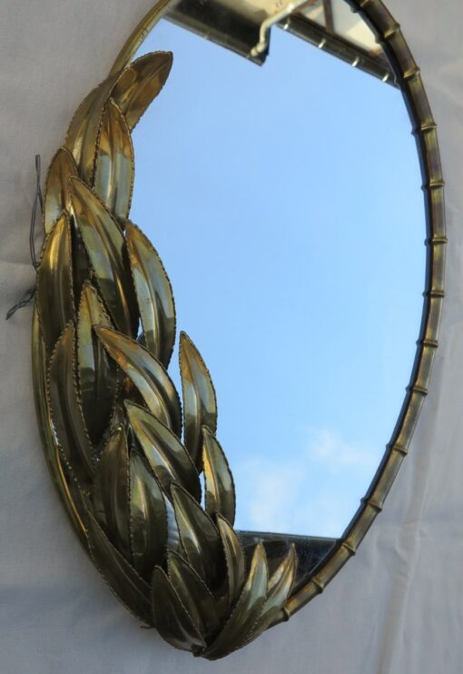 Mirror lighting deco  bamboo and foliage style Duval Brasseur - Image 2