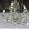 1950' Lustre Style Bohême 6 Bras de Lumières Hauteur 90 Diamètre 68 cm – Image 4