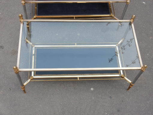 1950/70' Pair of Coffee Table  Maison Jansen 93 X 48 X H 49 cm - Image 8