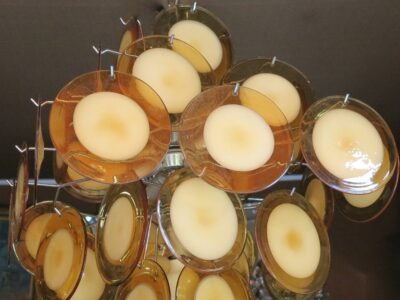 Polish orange Murano Vistosi slice