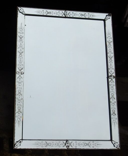 1900' Miroir Venise à Fleurs 162 x 120 cm – Image 2
